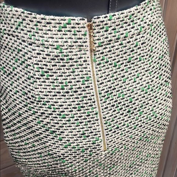 Kate Spade Black and White Knee-Length Pencil Skirt - Picture 3 of 4